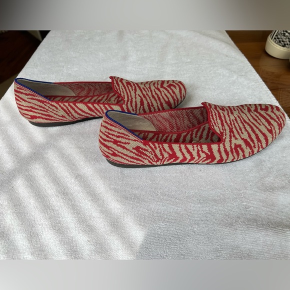 Rothy’s Red Zebra Loafers, Size 7.5, VGUC - Picture 6 of 9